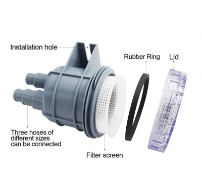 Фильтр забортной воды под шланг 25 32 38 мм