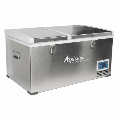 Холодильник Alpicool BCD80 80л двухкамерный 12/24/110/220V