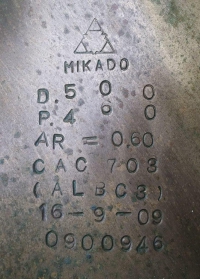 Пара винтов D500 P460 d35 Mikado