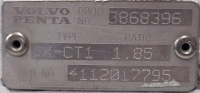 Volvo Penta SX-СT1 1.85