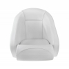 Кресло ROMEO мягкое, подставка, белая обивка