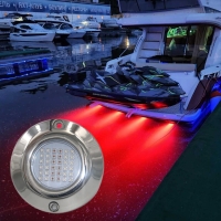 Прожектор подводный многоцветный с пультом ДУ 120 Вт 12/24 В