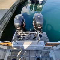 Yamaha STR29 Flexiteek на кастомной лодке